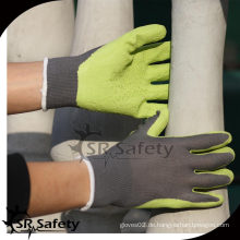 SRSAFETY 13G Strick-Liner beschichtet Latex auf Handfläche, Sicherheits-Arbeitshandschuhe